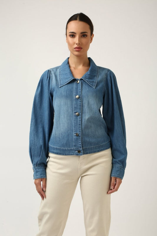 Retro Denim Shacket