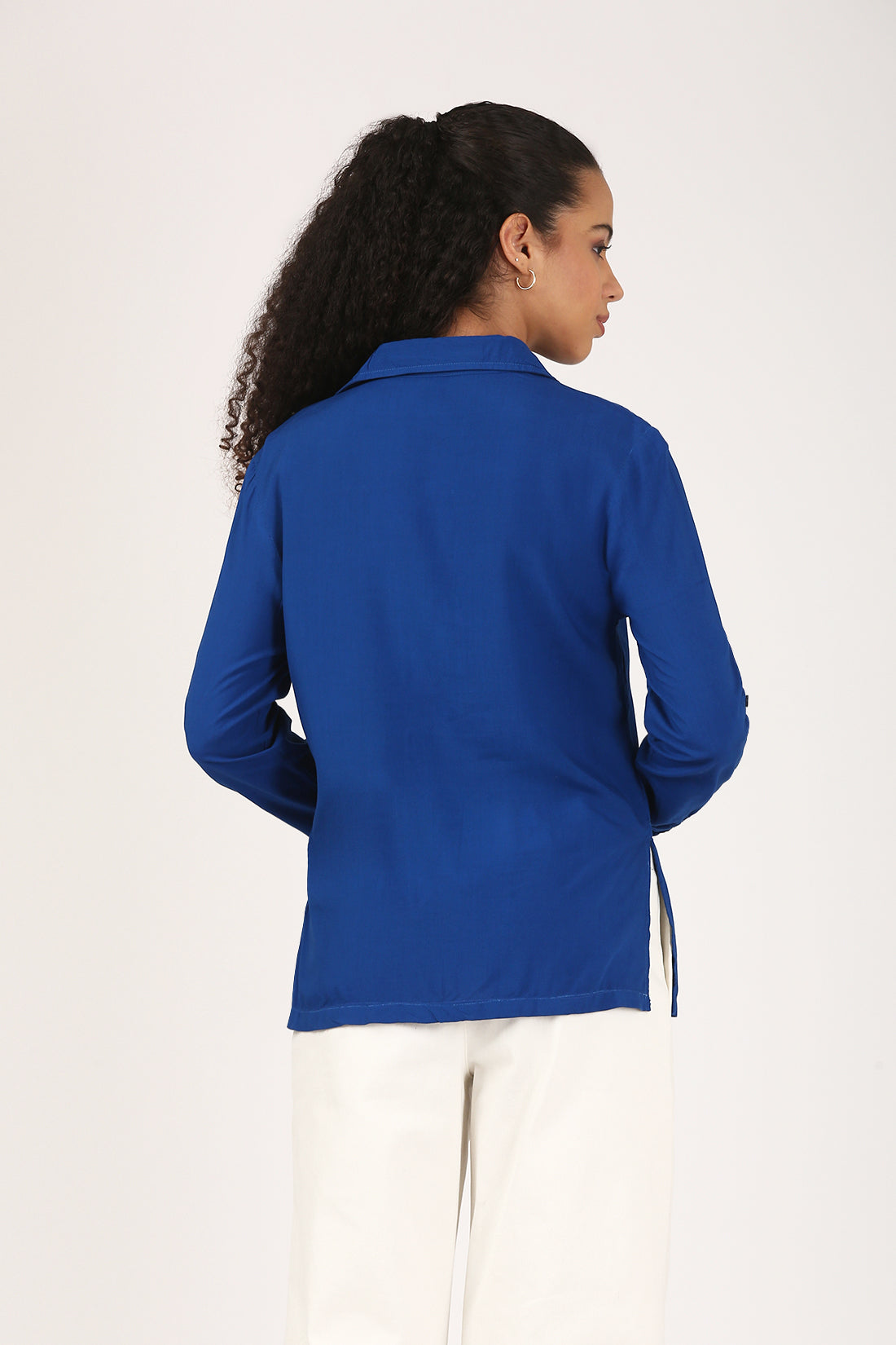 Azure Reverie Viscose Shirt