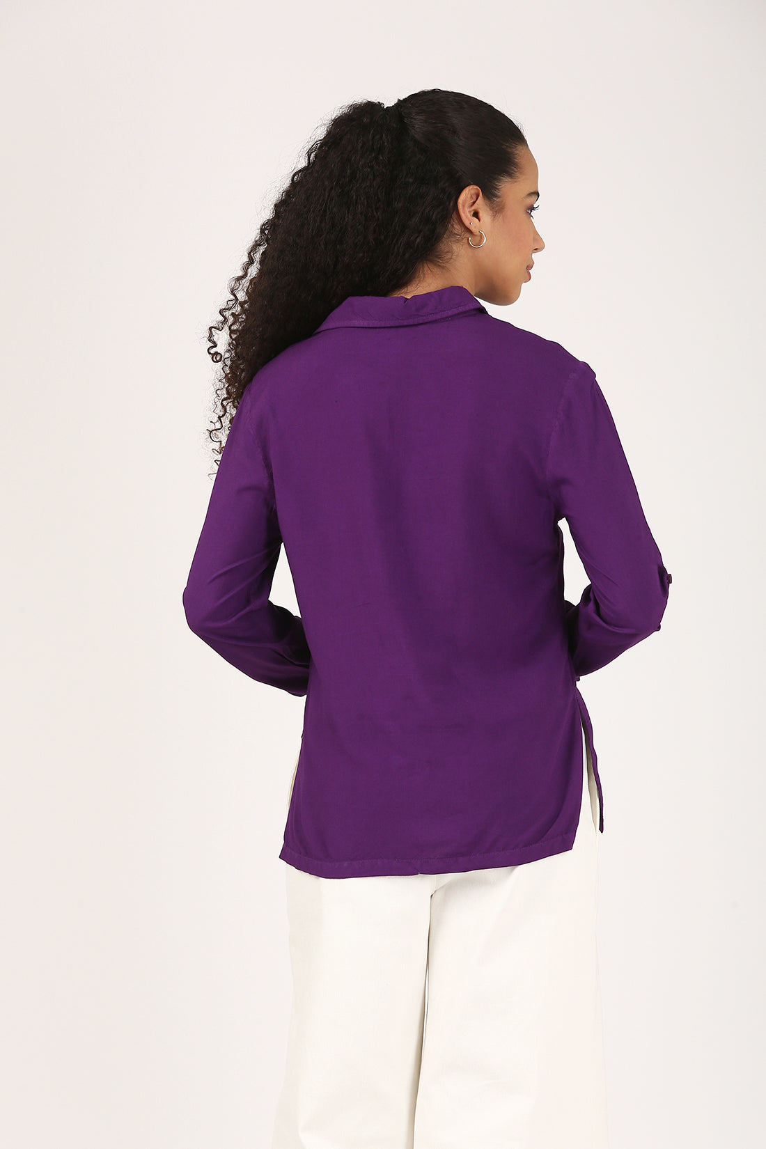 Regalia Amethyst Viscose Shirt