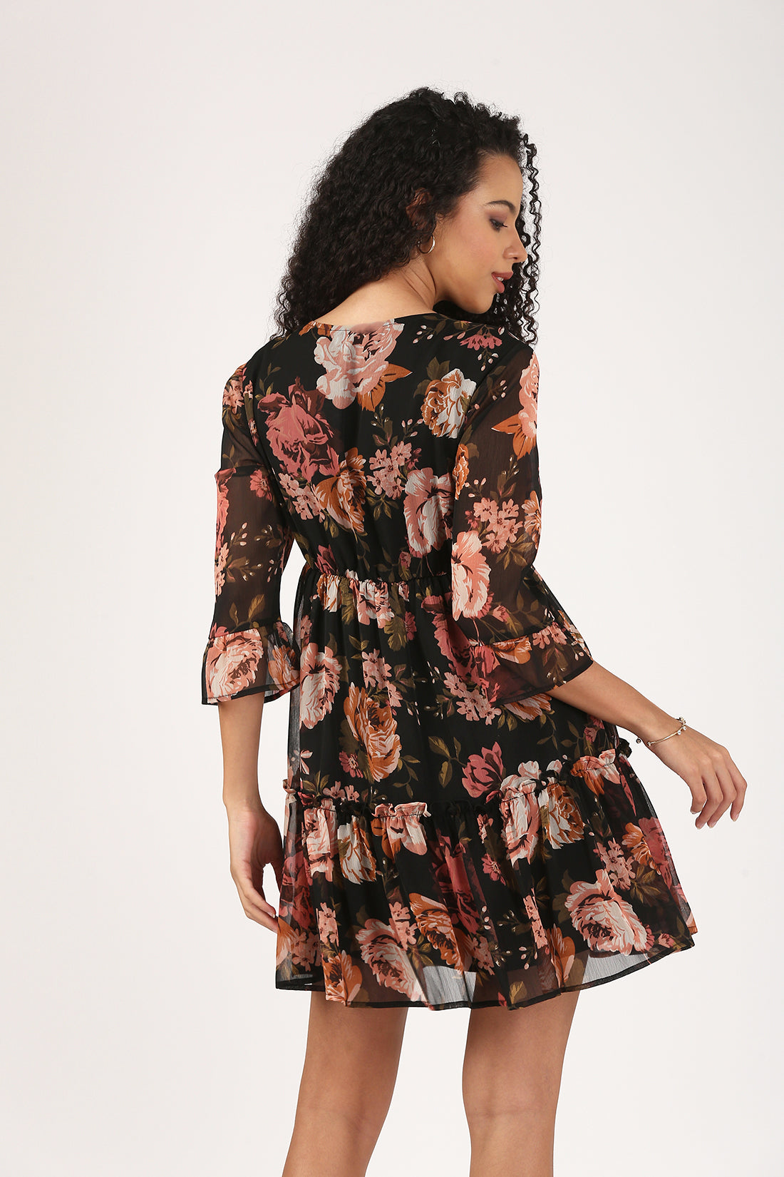 The Aurora Floral Mini Dress-The Versatile Edit