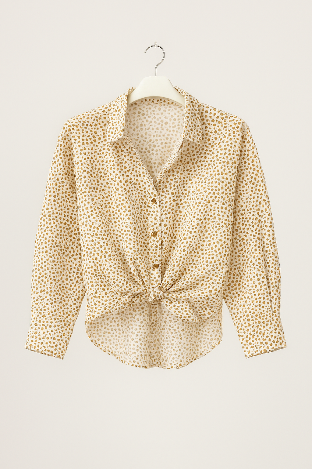 Savanna Chic Oversized Printed Shirt