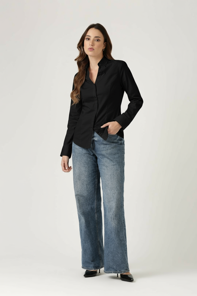 Sleek Black Shirt