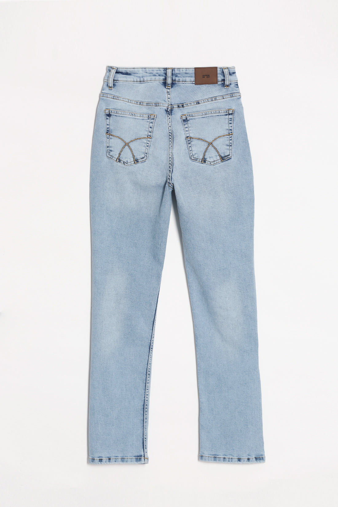 Ice Blue Straight Fit Super Stretch Comfort Jeans