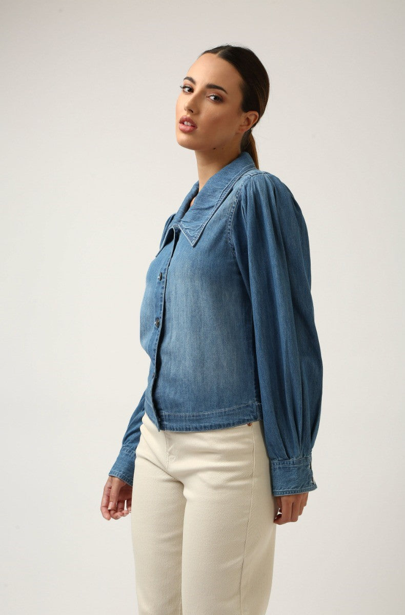 Retro Denim Shacket