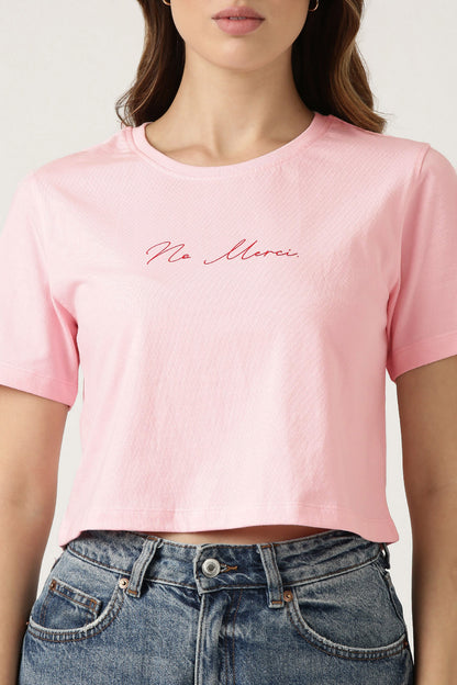 Soft pink T-shirt
