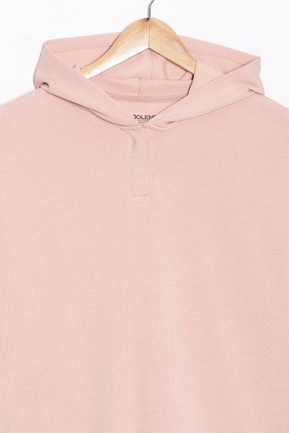 Pink Sweatshirt with Hoodie