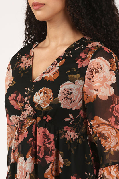 The Aurora Floral Mini Dress-The Versatile Edit