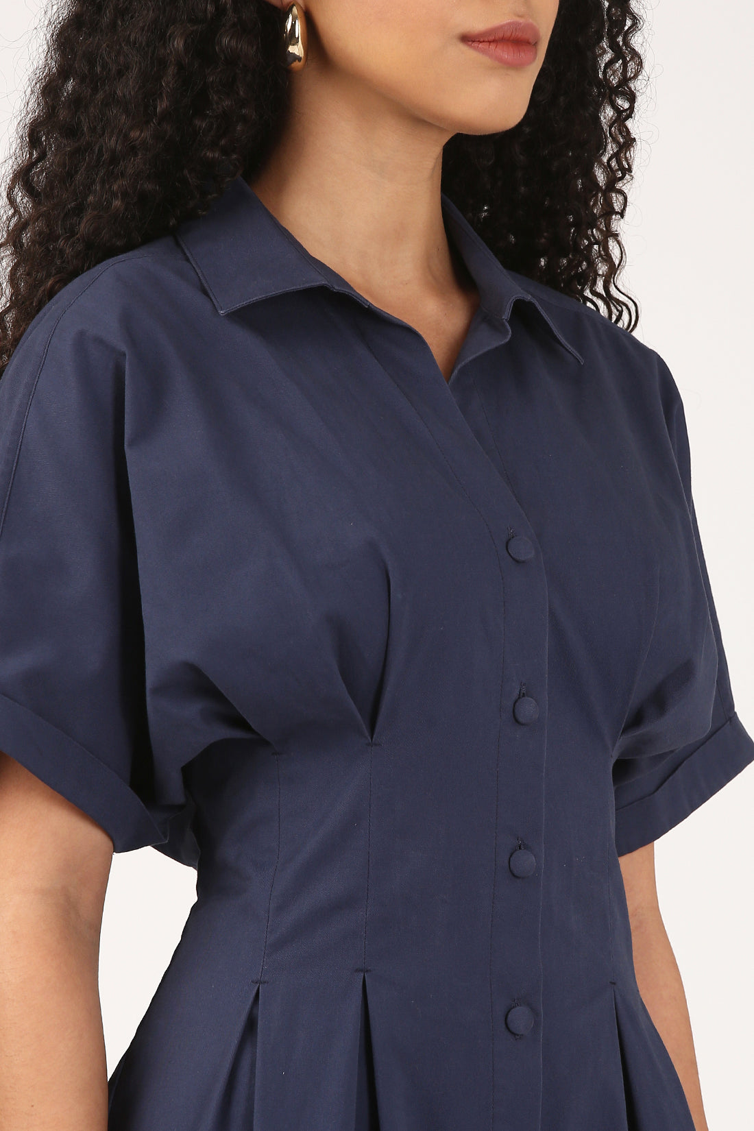 Mediveal Pleated Dress-Work & Cocktail Edit