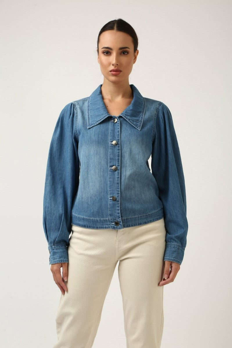Retro Denim Shacket