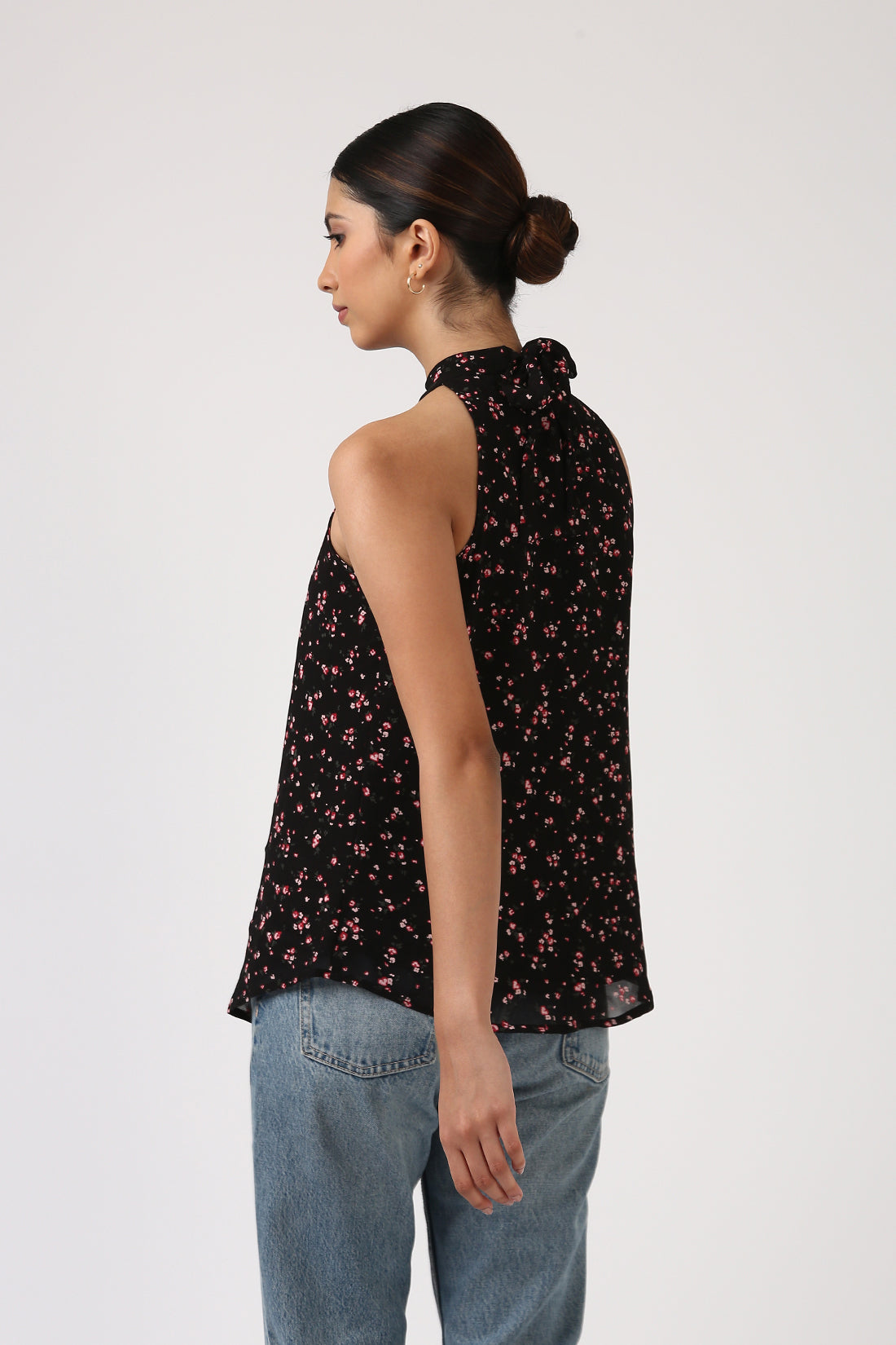 Summer Bloom Halter Neck Top