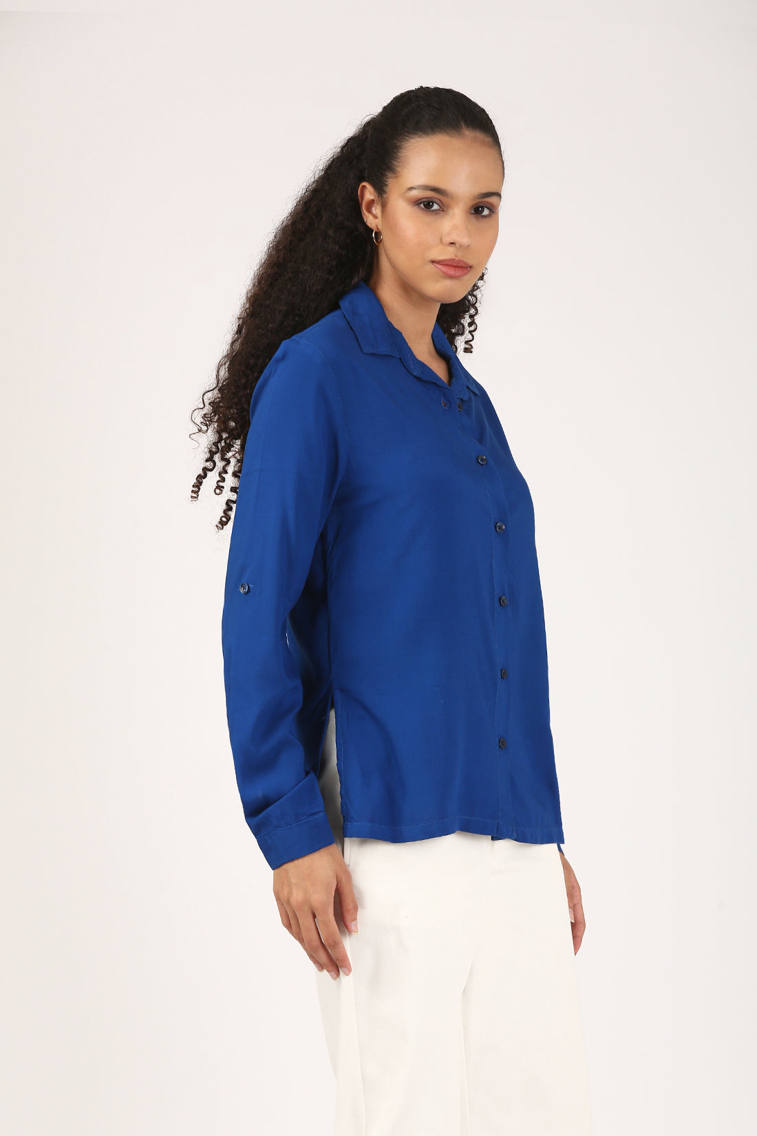Azure Reverie Viscose Shirt