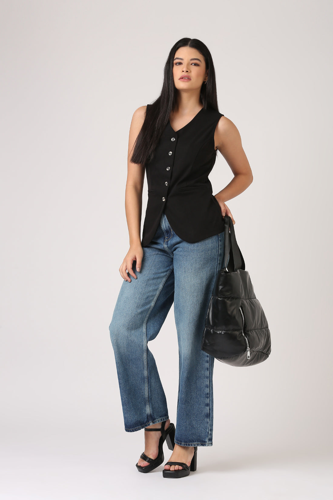 Classic Wide Leg Straight Jeans
