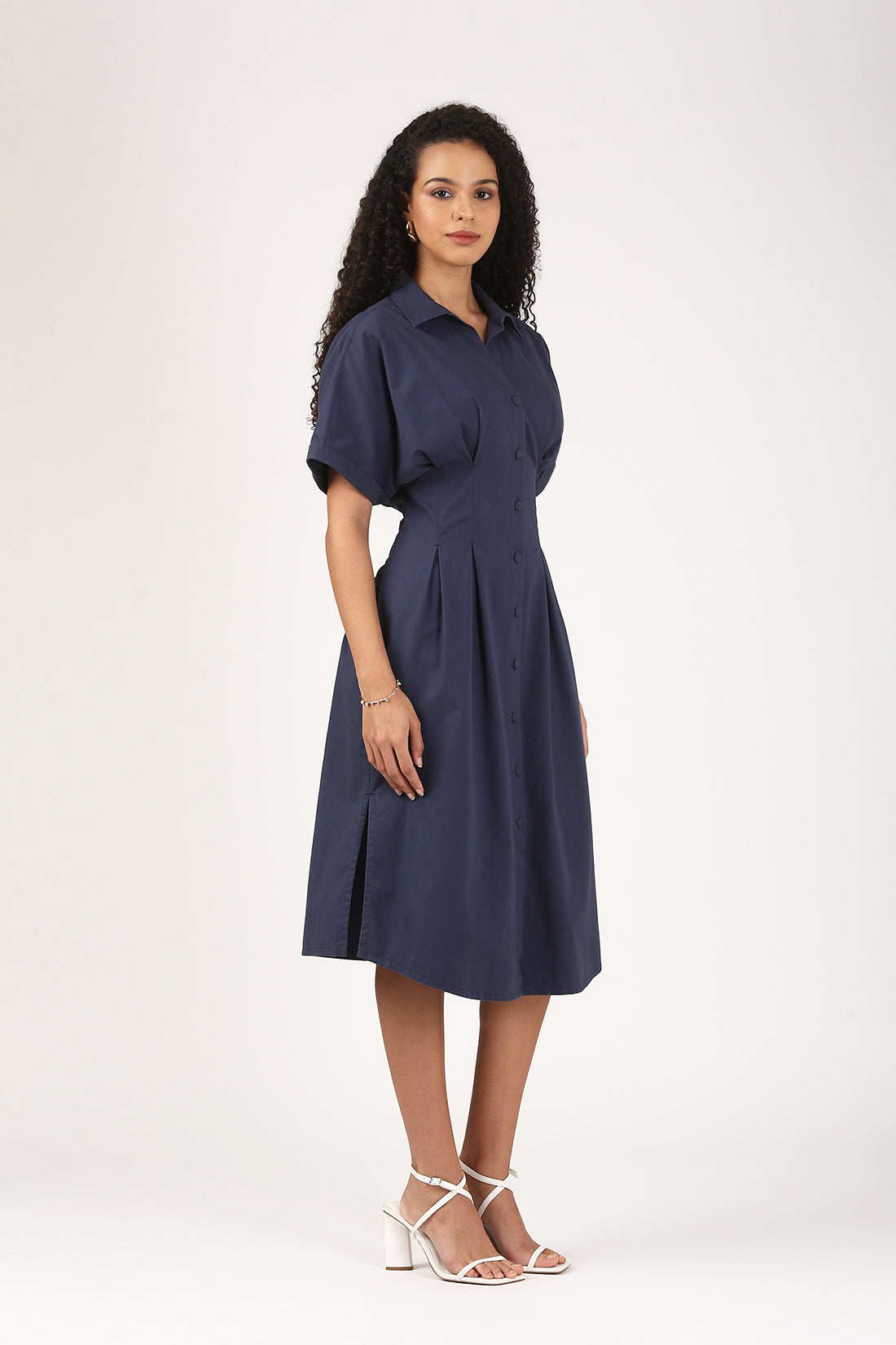 Mediveal Pleated Dress-Work & Cocktail Edit