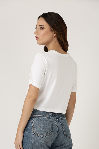 White print T-Shirt