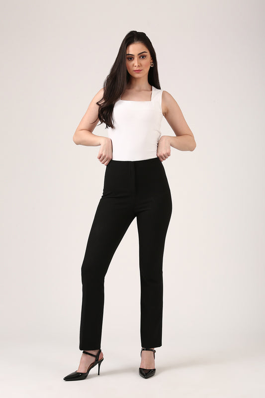 White Luxe Square Neck Top