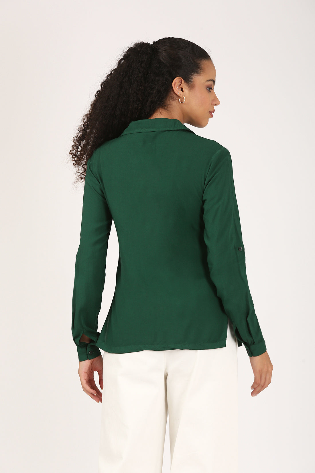 Emerald Viscose Shirt