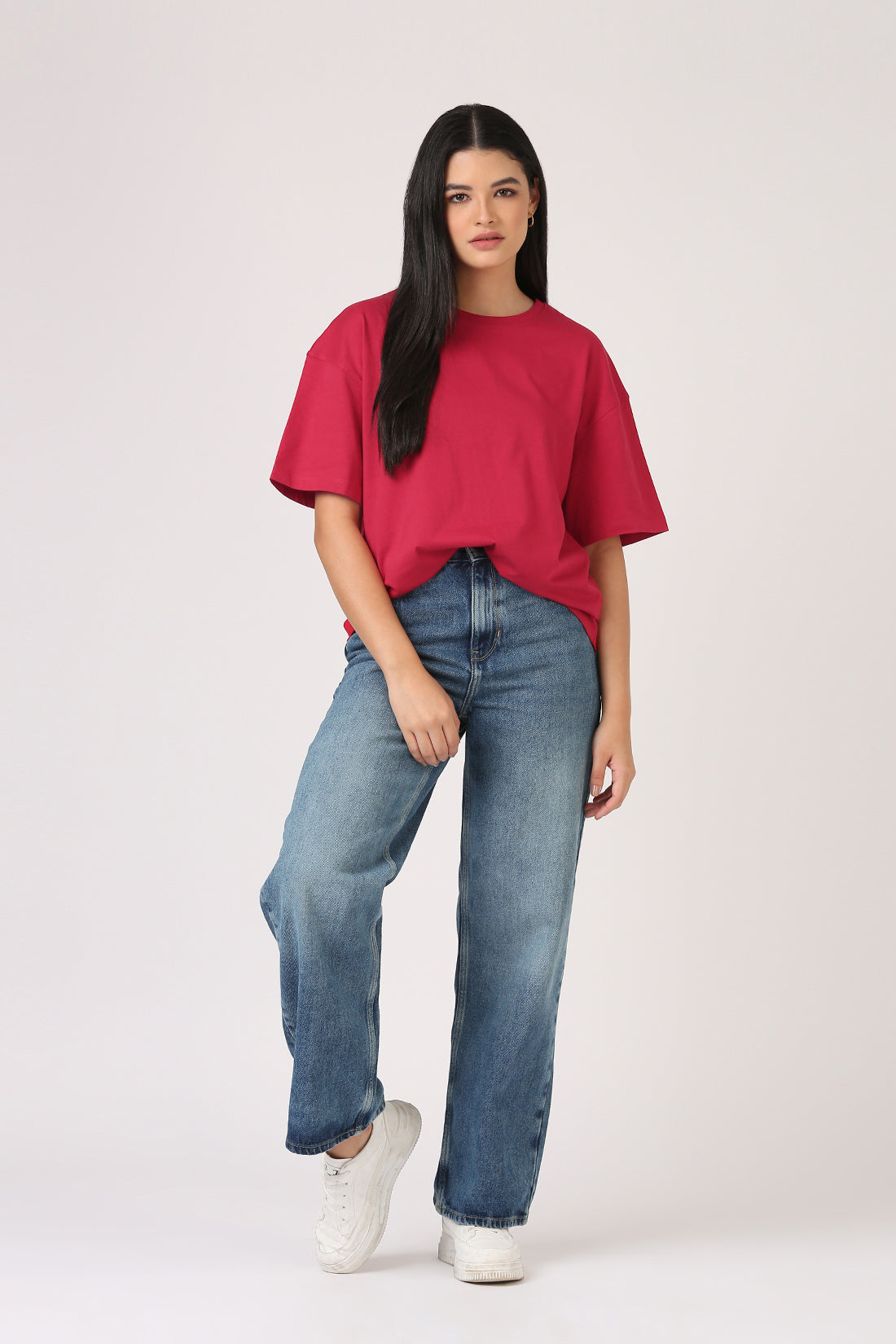 Cotton Oversized Cherry T-Shirt