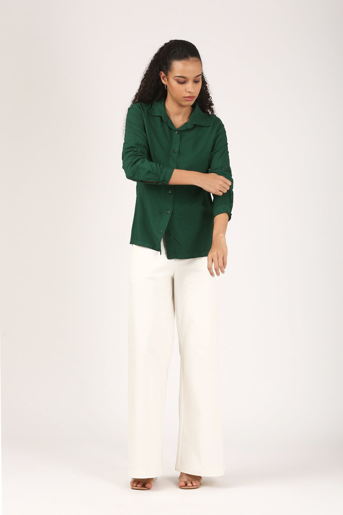 Emerald Viscose Shirt
