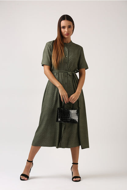 Olive Placket Dress
