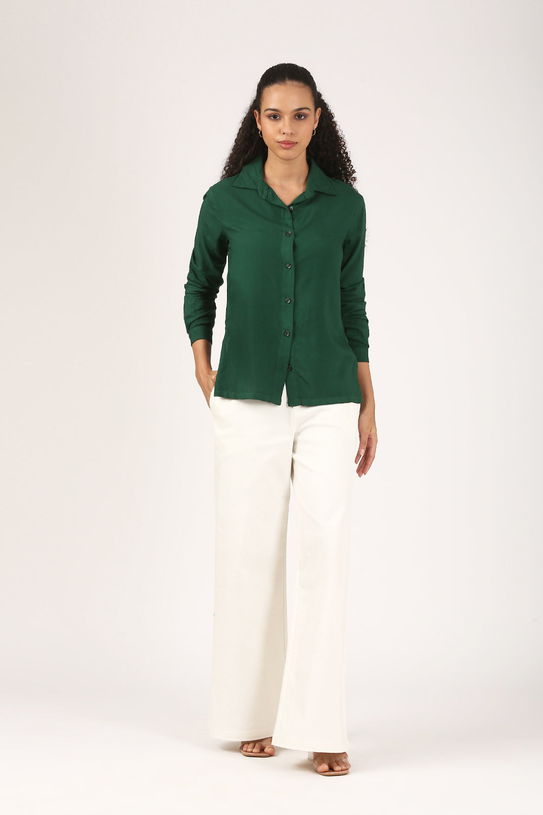Emerald Viscose Shirt