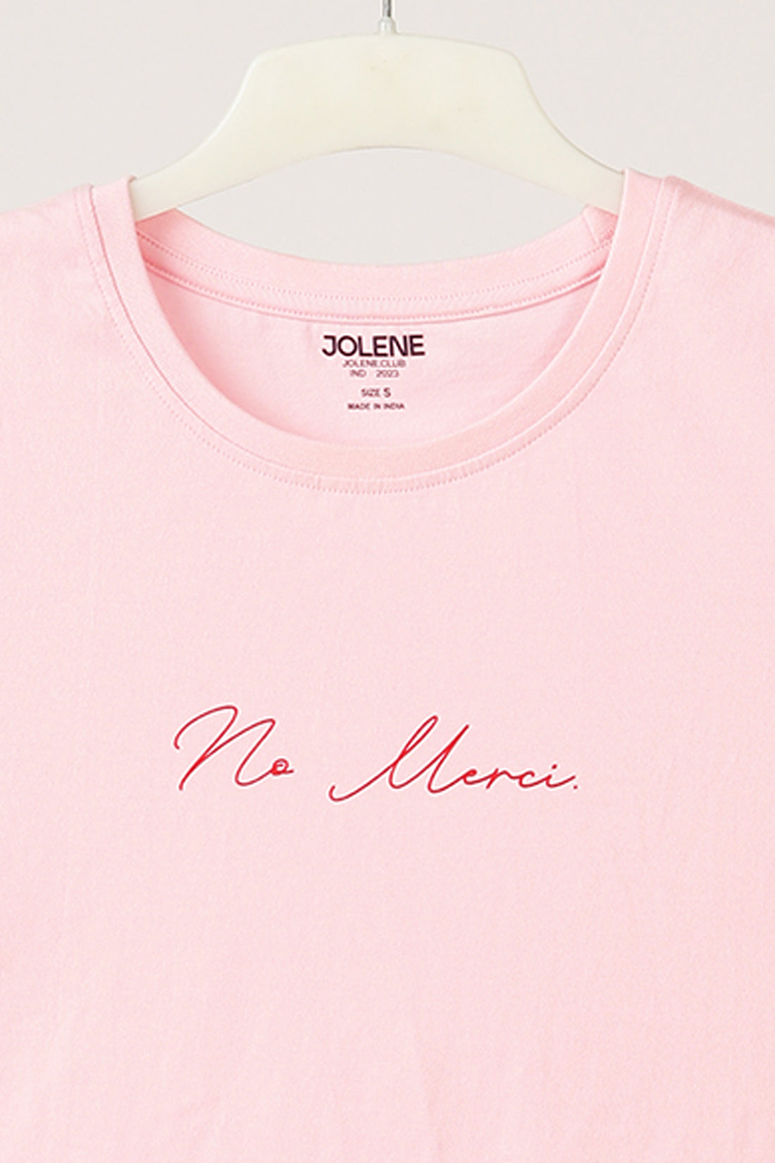 Soft pink T-shirt