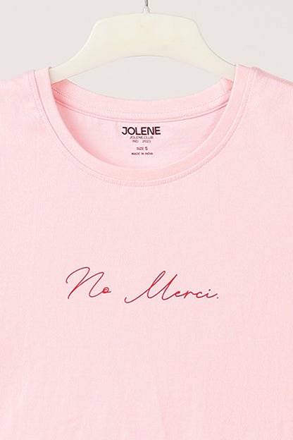 Soft pink T-shirt