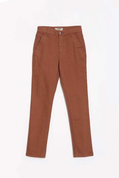Rust Slim Fit Jeans