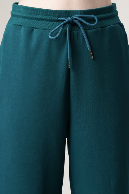 Green Straight Track Pant