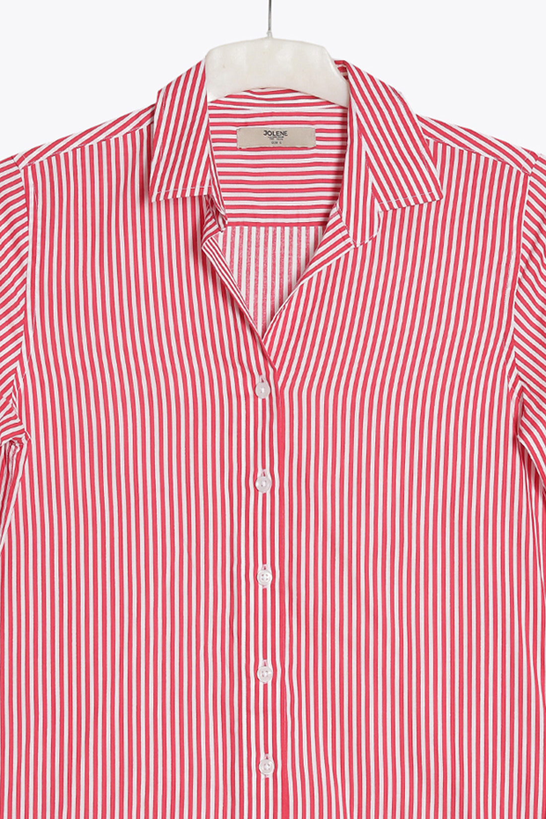 Classic Red & White Striped Shirt