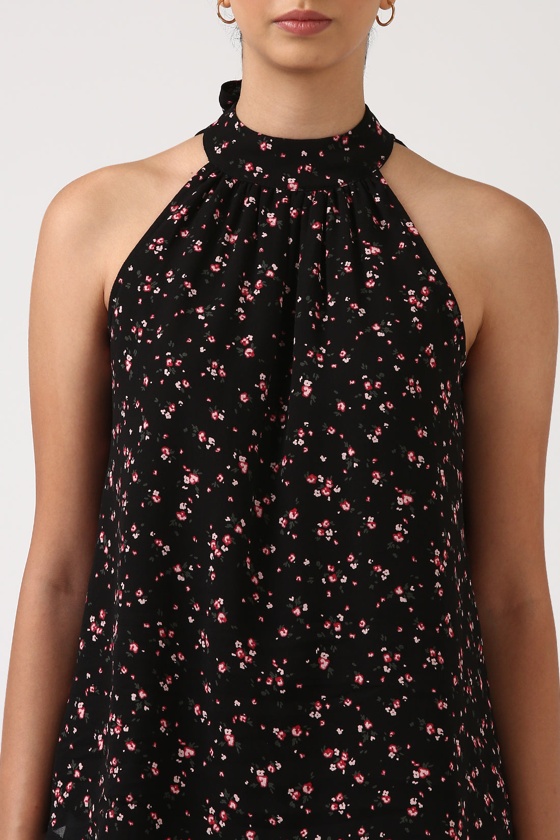 Summer Bloom Halter Neck Top