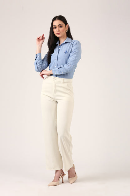 Seashell Embroidered Oxford Shirt