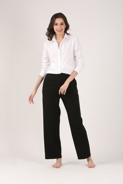 White Cotton Oxford Classic Fit shirt