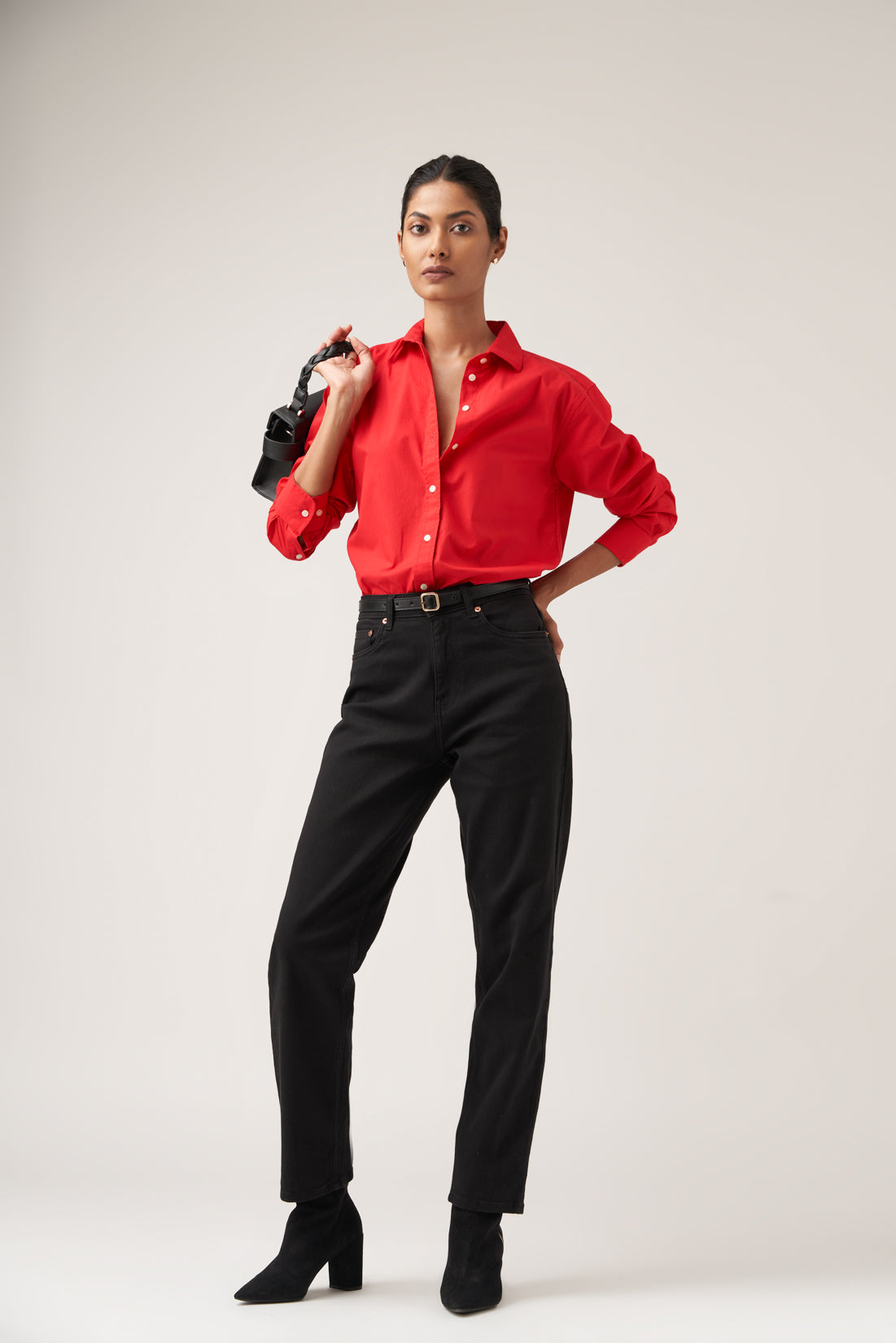 Black Relaxed Denim