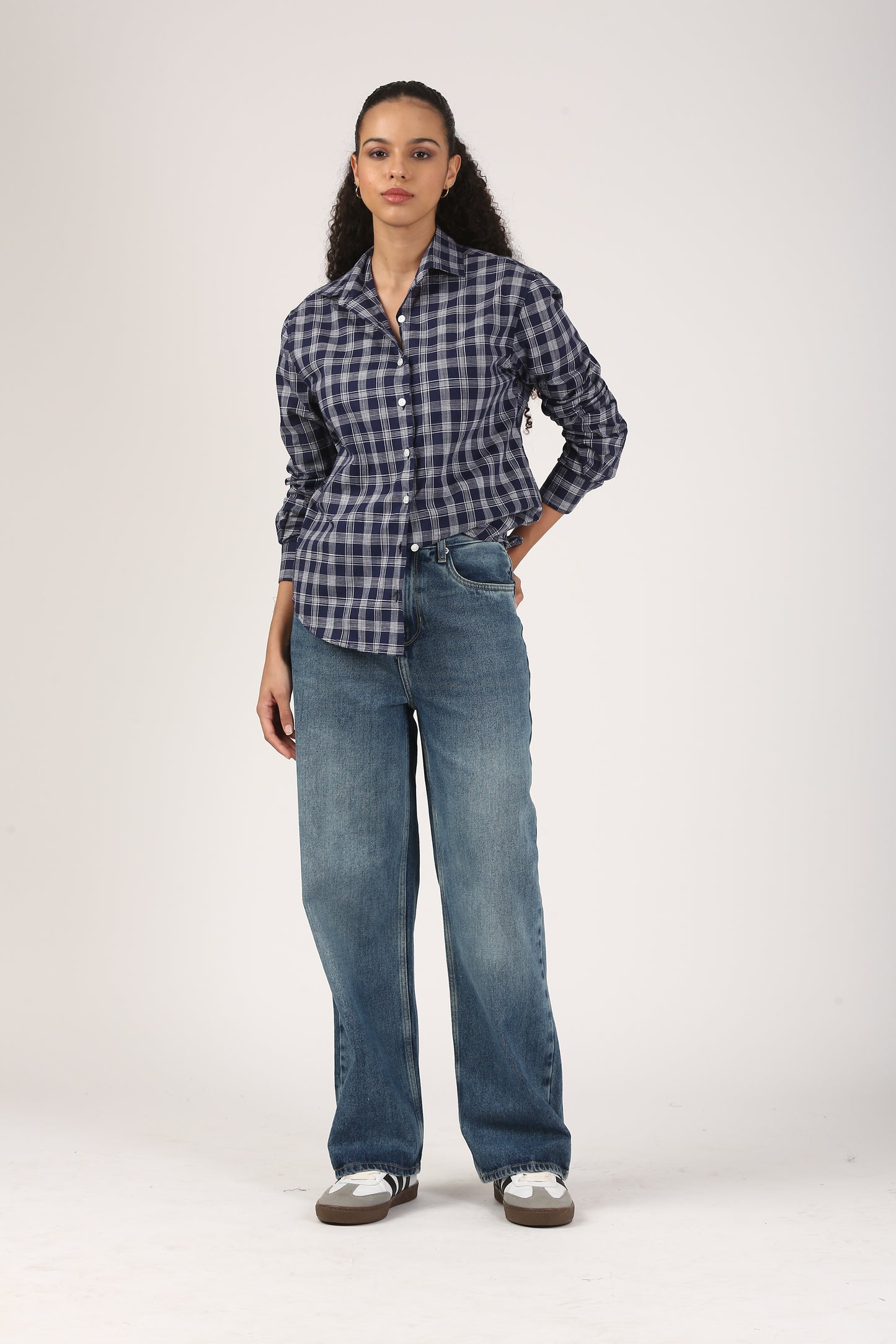 Twilight Check Shirt-Yarn-dyed Edit